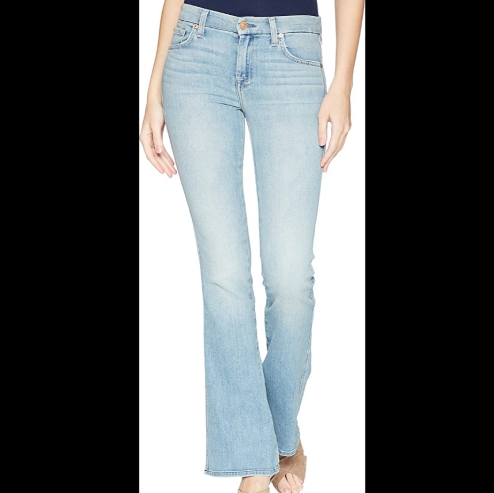 Seven for all mankind "A" pocket boot cut jeans